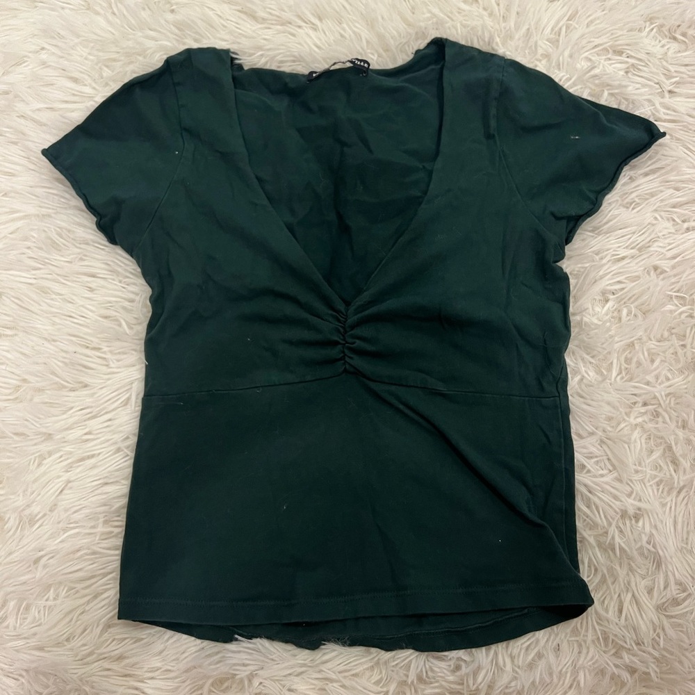 Brandy Melville Dark Green Top